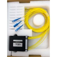 Multiplexador optico Venko WDM1r GPON/XGSPON conector SC/UPC ABS Box 2mm x 2mts